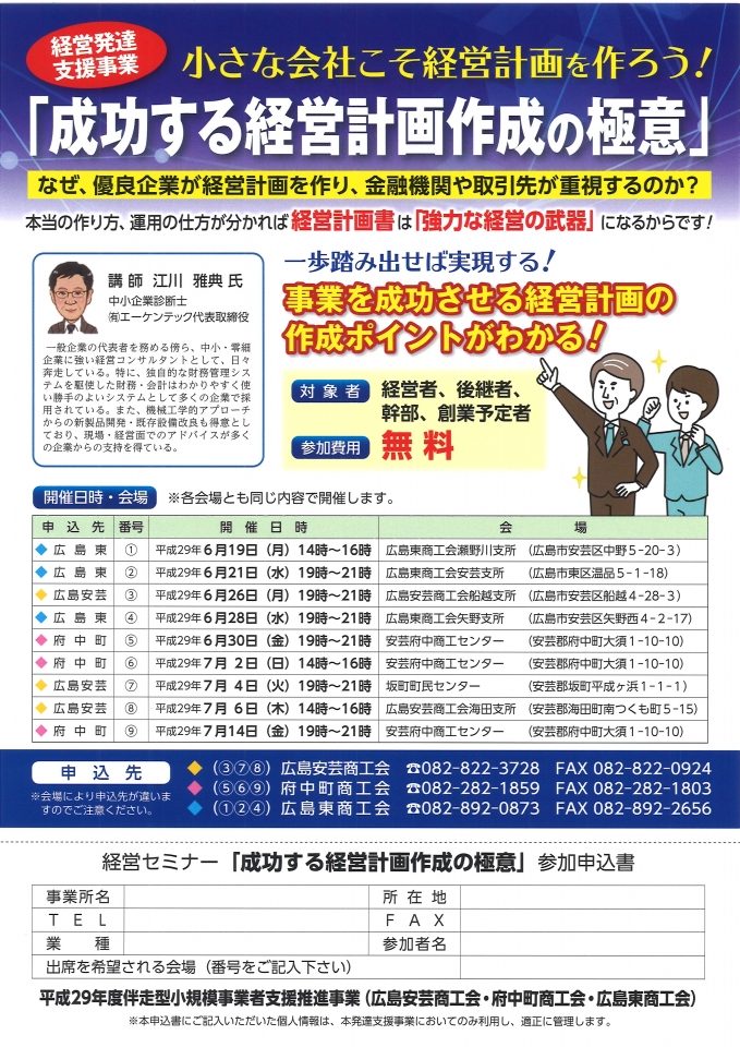 成功する経営計画作成の極意