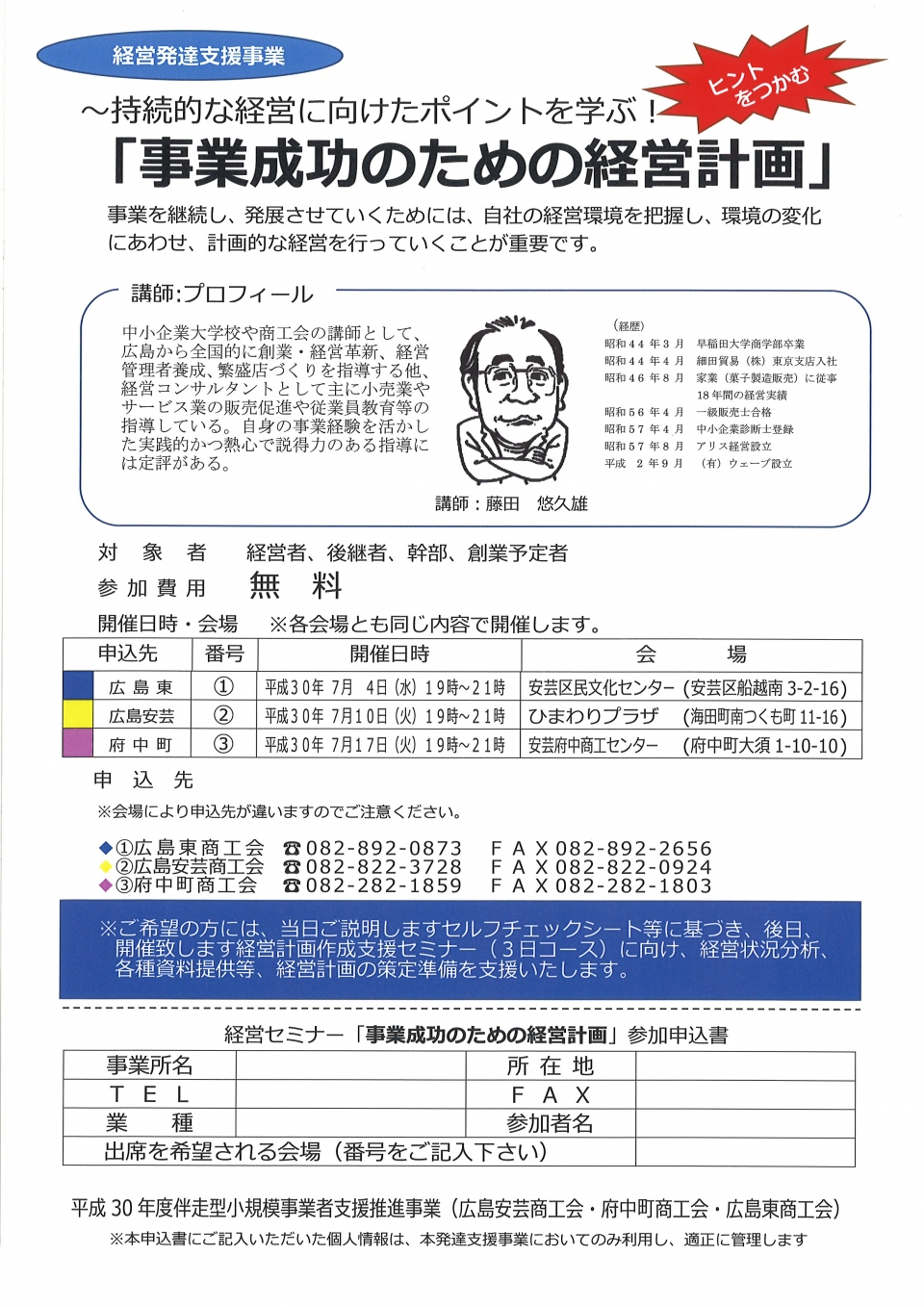 事業成功のための経営計画